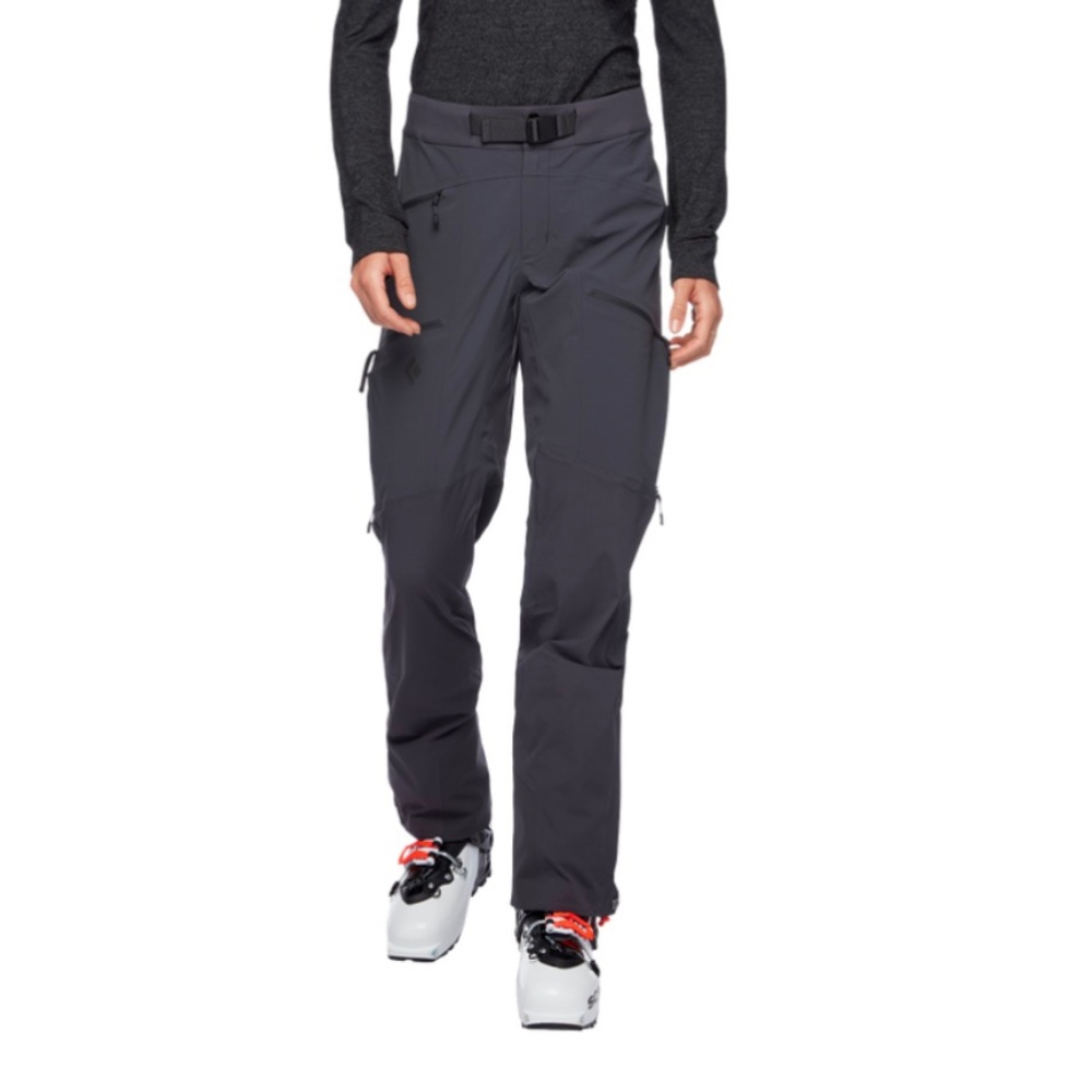 NWT Black Diamond Dawn Patrol Hybrid Pants Ski/Snowboard in Carbon/Gray Xsmall